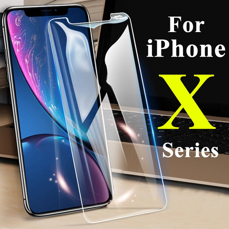 Закаленное стекло для iPhone X Xs защита экрана 7 Plus Aifon 8 пленка Max Armor 10 iPone Xr Защитная