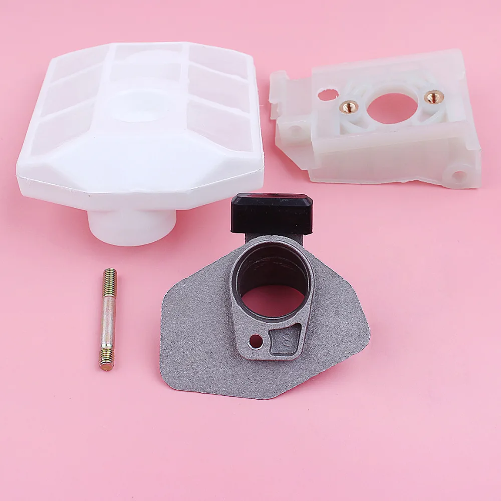 Carburetor Air Filter Adaptor Base Housing Set For Chinese 5200 5800 52cc 58cc Chainsaw Replace Spare Part