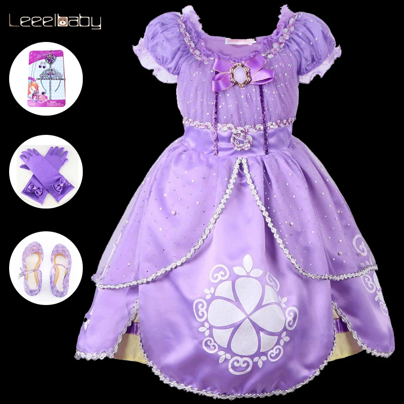 YoYoBaby StoGirls София платье до фэнтези с пышными рукавами цветочный Beadings Sophia костюм
