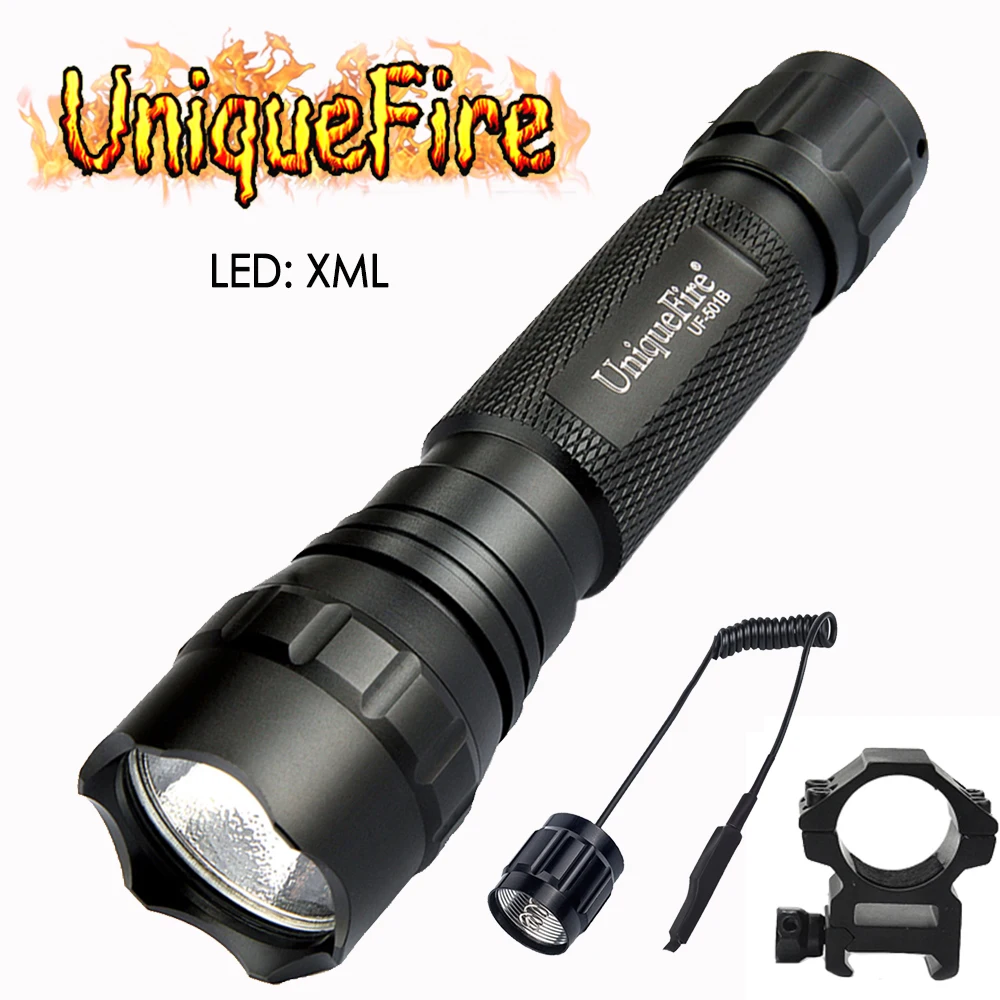 UniqueFire UF-501B Охота XML дистанционное управление T6 светодиодный фонарик с