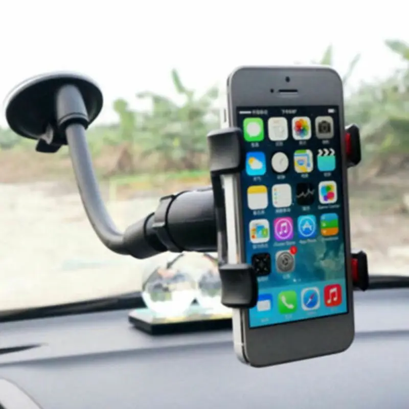 

Car Mobile Phone Holder Windshield Suction Cup Type Adjustable Angle Navigation Phone Bracket