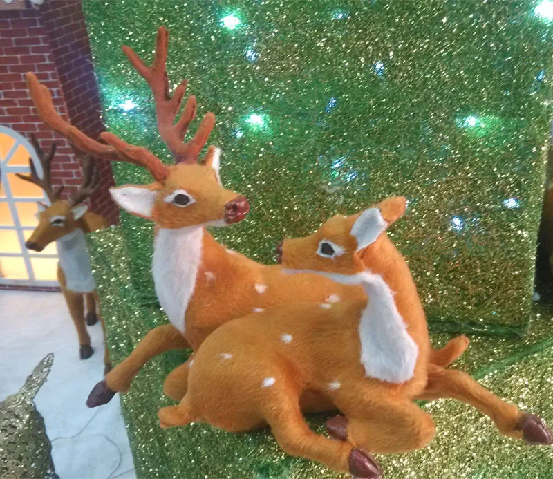 

Super cute Christmas Gifts Christmas scene ornament Christmas deer decoration Christmas gift choice