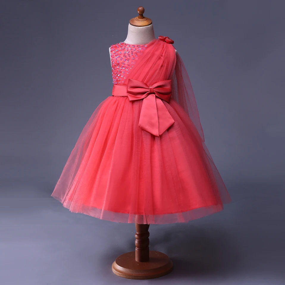 Cutestyles Clearance Flower Girl Dresses Watermelon Red Kids Wedding