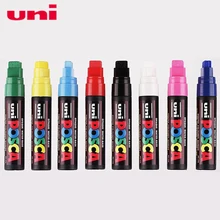 Один кусок Uni Posca PC-17K краска маркер ручка-Экстра Широкий Tip-15mm 8 цветов доступны rotulador