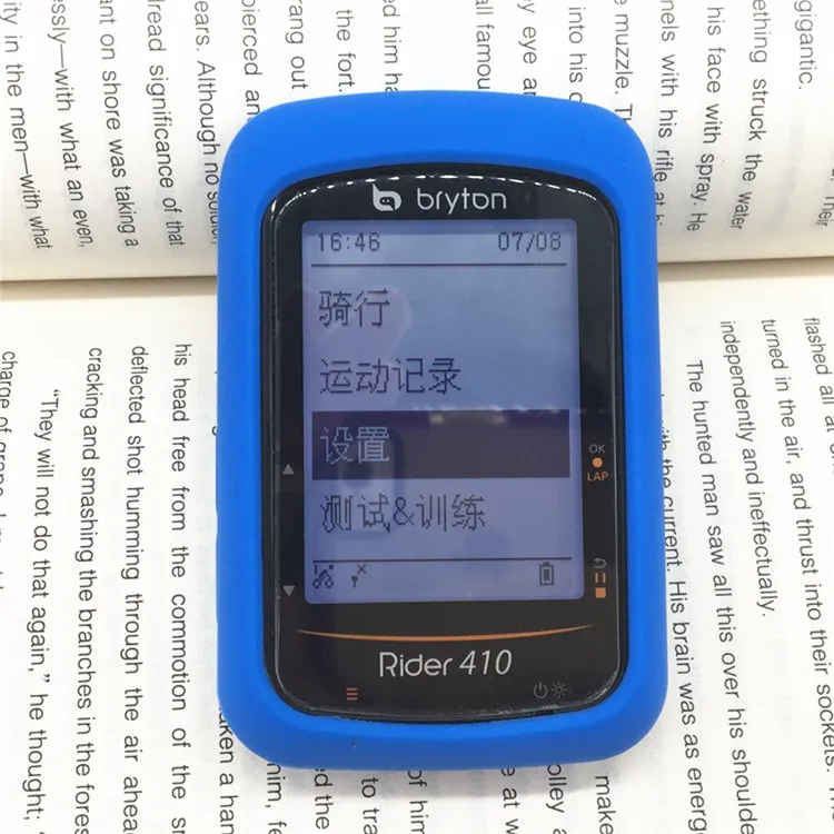 Bike Gel Skin Case /& Screen Protector Cover for Bryton Rider 410 405 R410 R405