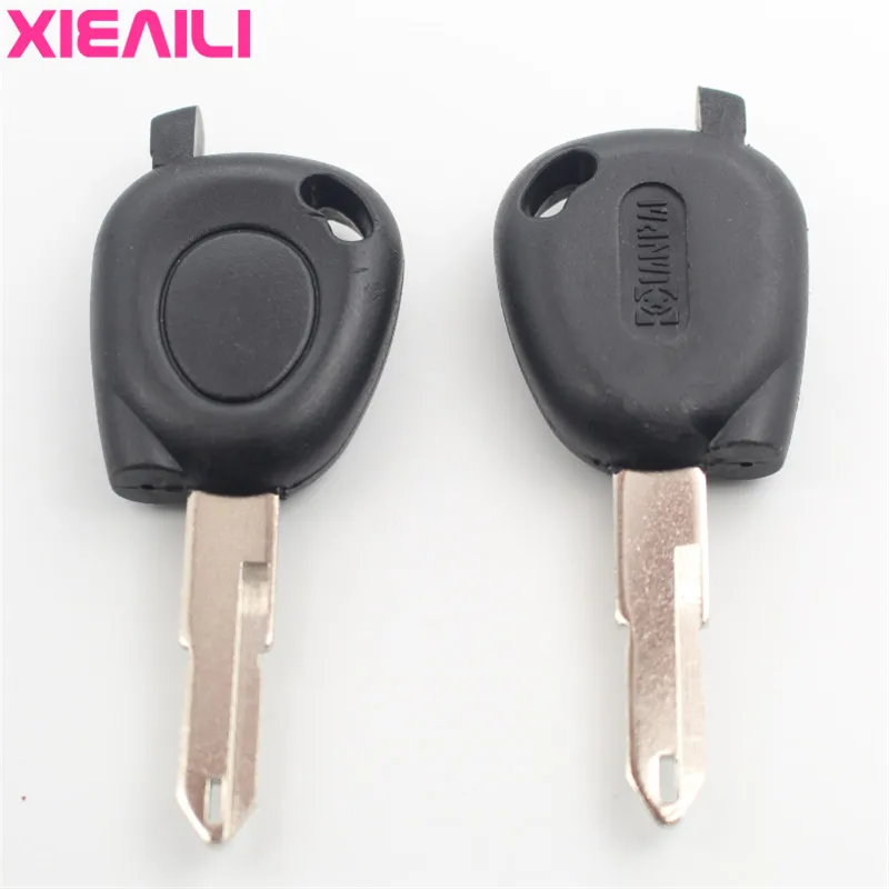 

XIEAILI 10Pcs Transponder Key Case Shell For Peugeot 206/207 NE72 Blade Key Fob Case S154