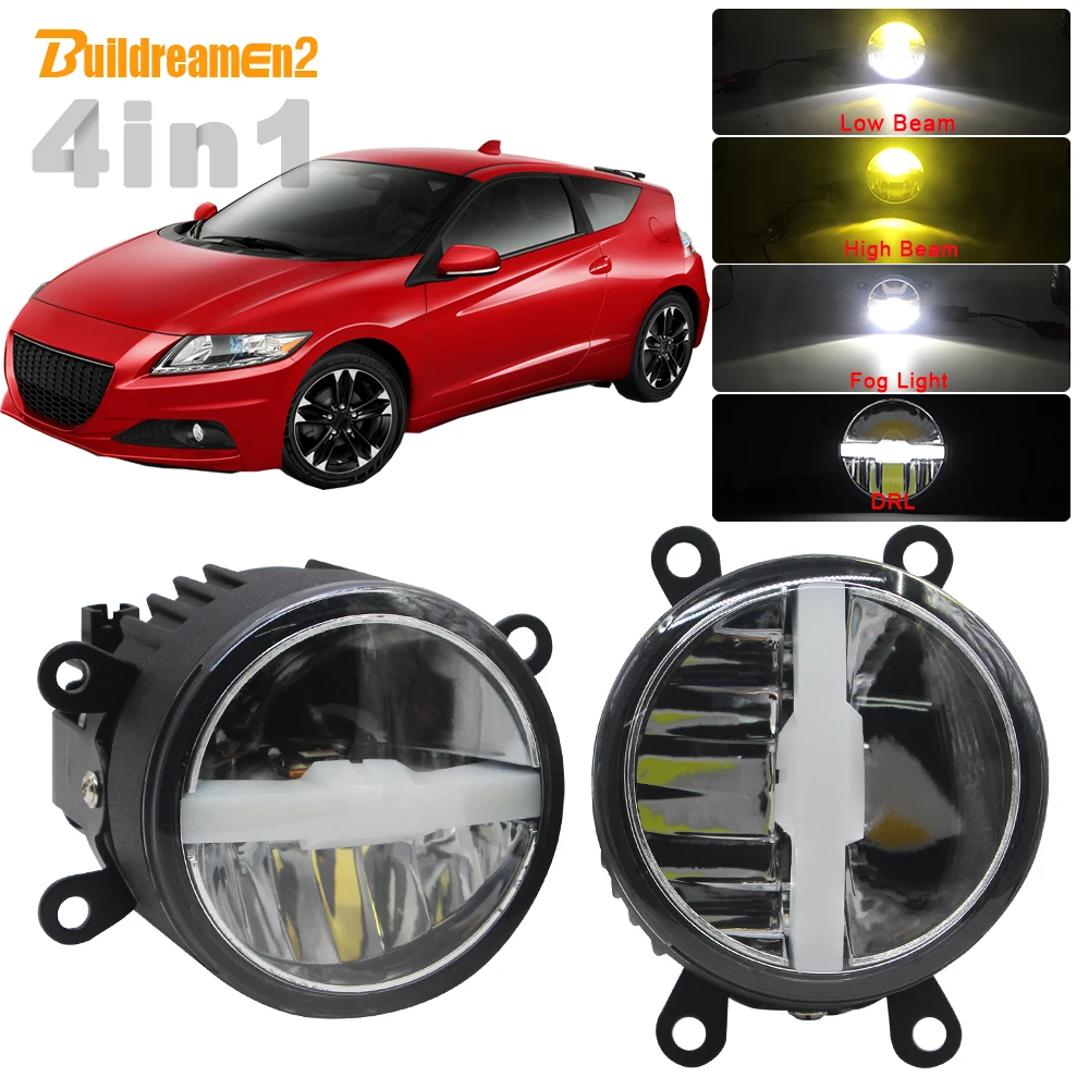 

Car LED Light Kit Headlight High Beam Low Beam Fog Lamp DRL All In One + Harness Wire H11 12V For Honda CR-Z CRZ 2013 2014 2015