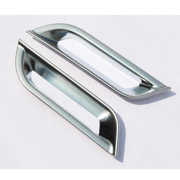 

For Land Rover FREELANDER 2 LR2 2008 2009-2015 2PCS New Chrome Interior Dashboard AC Air Condition Vent Trim outlet Frame Cover
