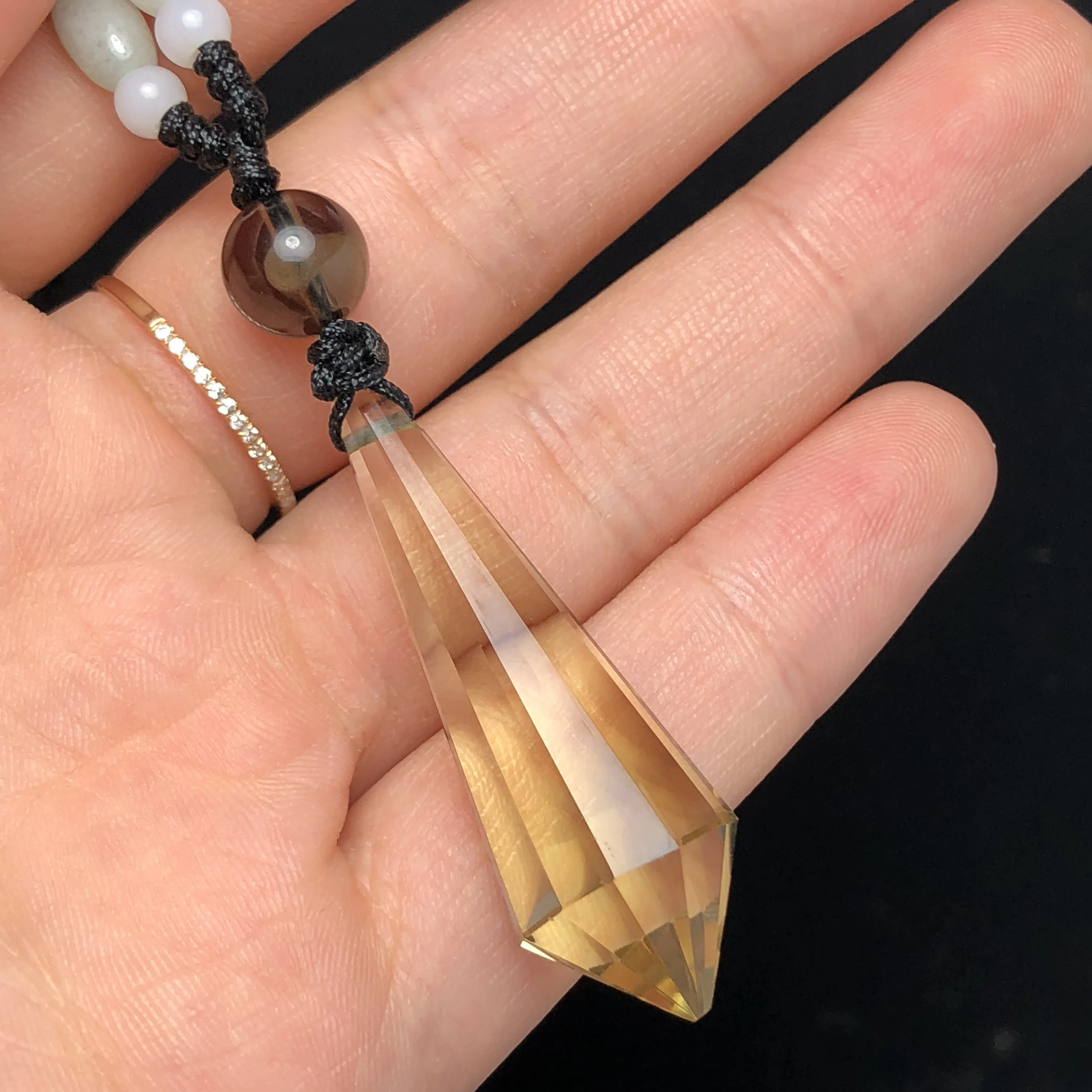 

Natural Lepidolite Point Energy Pendant Chakra Reiki Healing Gemstone