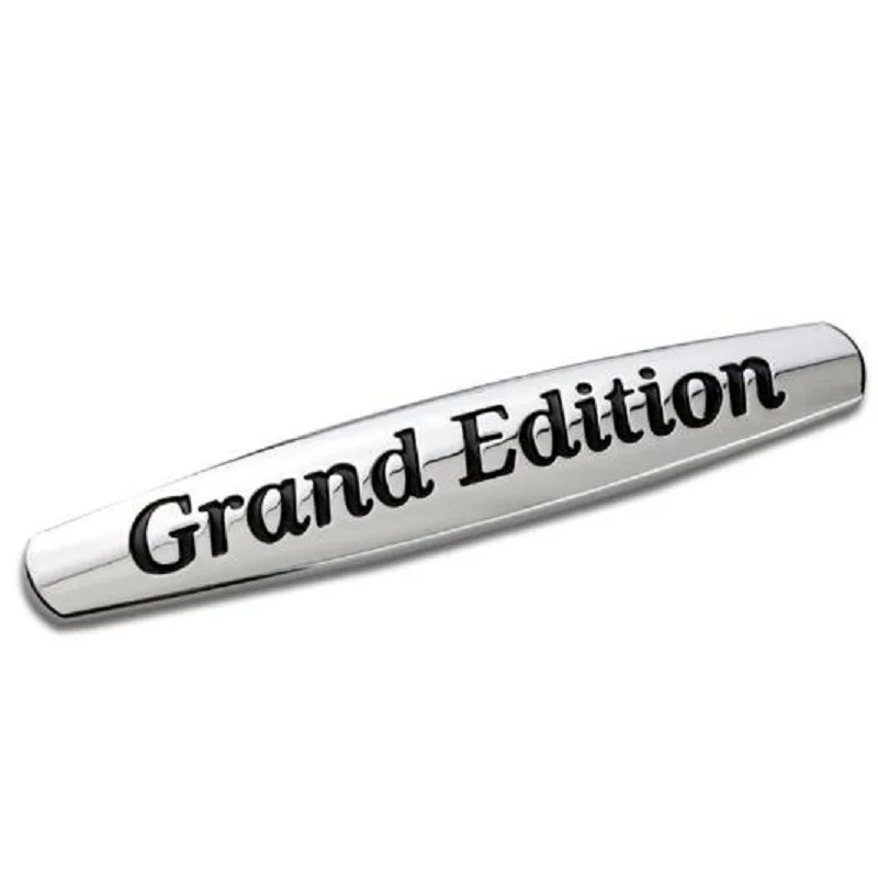 

Chrome Trunk Letter " Grand Edition " Emblem Badge Sticker Fit for Mercedes Benz