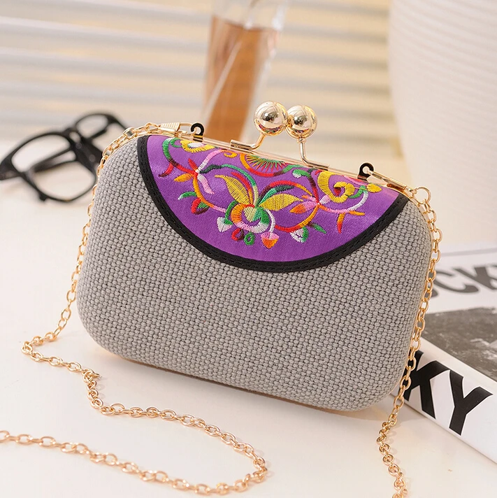 Сумка для ноутбука, стильный популярный женский цветочный принт мини сумка-мессенджер для девочек Женский маленький клатчи сумочка в этническом стиле; вечерняя сумочка