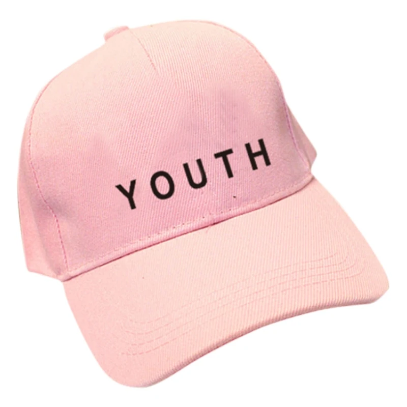 Бейсбольная Кепка унисекс с вышитыми буквами хип-хоп Регулируемая бейсбольная шапка Trucher черная/белая/розовая шляпа от солнца