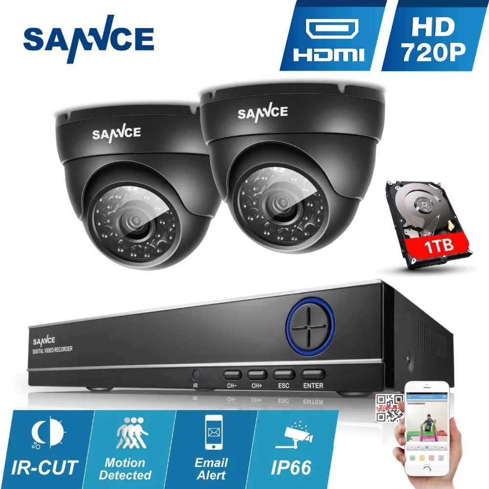 bilder für Sannce 4ch 960 h cctv dvr 900tvl im freien ir nacht kamera Home Security System 4 Kanäle 720 P überwachungssets 1 TB HDD Optional bilder für Sannce 4ch 960 h cctv dvr 900tvl im freien ir nacht kamera Home Security System 4 Kanäle 720 P überwachungssets 1 TB HDD Optional