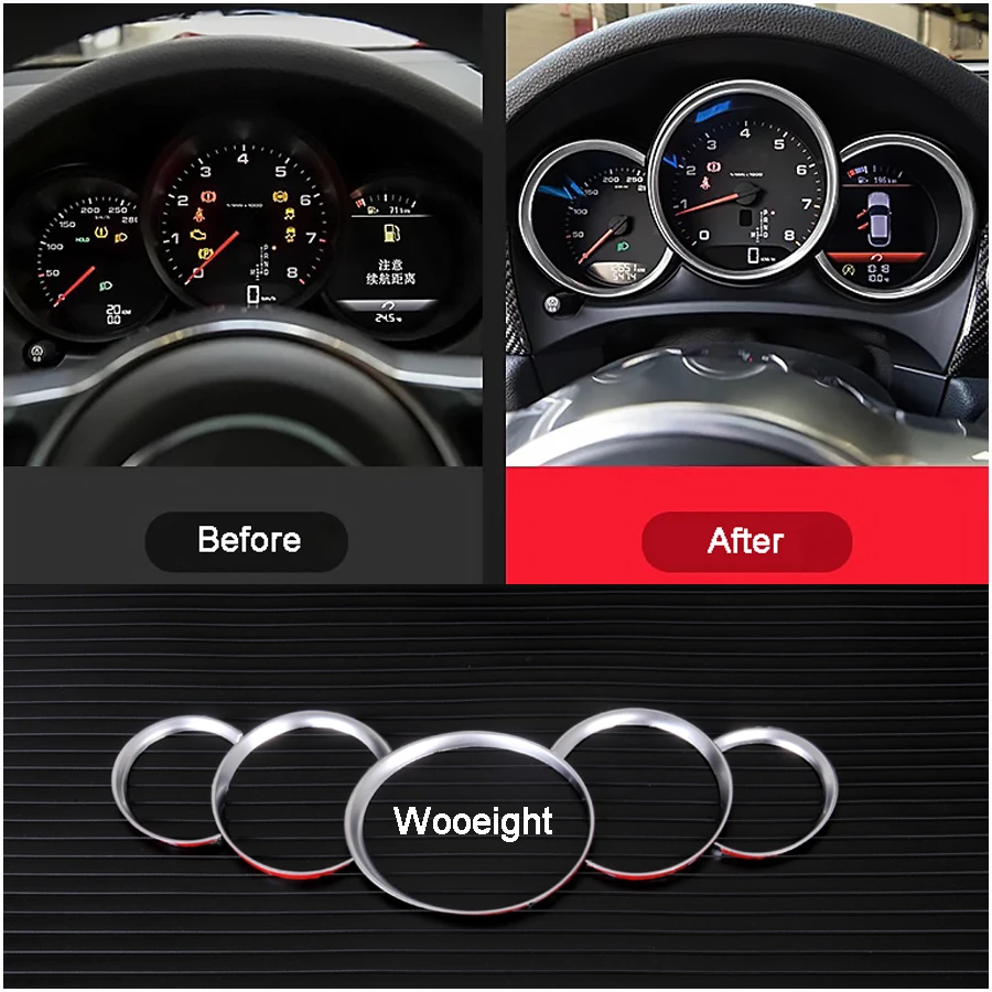 Us 36 56 31 Off Car Styling Auto Interior Dashboard Decorative Cover Frame Trims 3d Sticker For Porsche Cayenne For Panamera 2010 2015 2016 2017 In