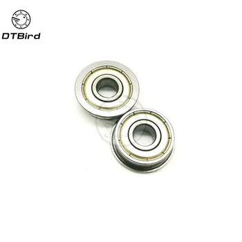 

F697ZZ ABEC-1 (10PCS) 7x17x5MM Flanged Ball Bearings F619/7ZZ