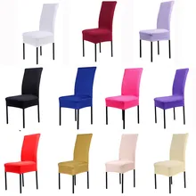 Dining Chair Covers Spandex Strech Dining Room cadeira Protector Slipcover Decor housse de chaise for sillas bone silla gorras Dining Chair Covers Spandex Strech Dining Room cadeira Protector Slipcover Decor housse de chaise for sillas bone silla gorras