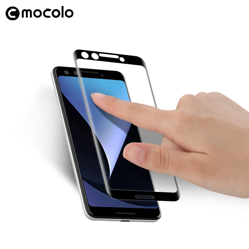 Закаленное стекло для экрана Google Pixel 3 XL полноэкранная Противоударная 3d пленка