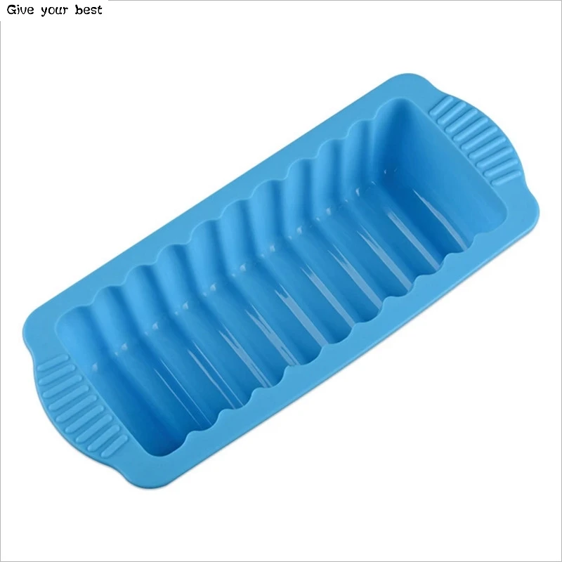 

Silicone Rectangular Shape Toast Bread Cake Pan Mold Baking Tool For Brownie Chiffon Sponge baking pan assadeira
