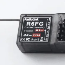 RadioLink R6FG 2,4 ГГц 6CH приемник высокого напряжения ру Гироскопический версия для радиолинков RC6GS контроллер передатчика с пультом управления