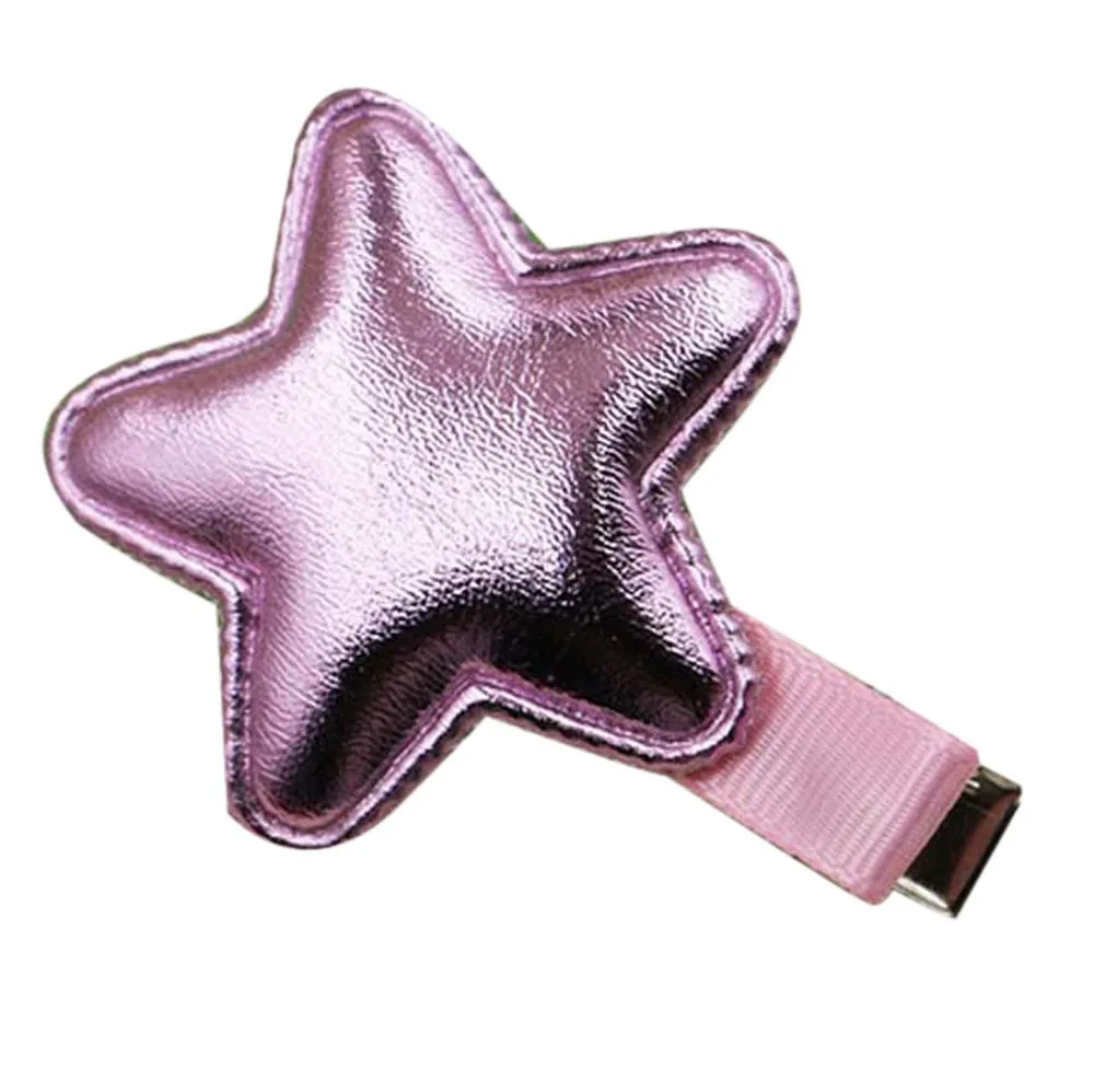 

Cute Sequins Pentagram Hair Clips Baby Girl Stars Hairpin Child Hair Accessories