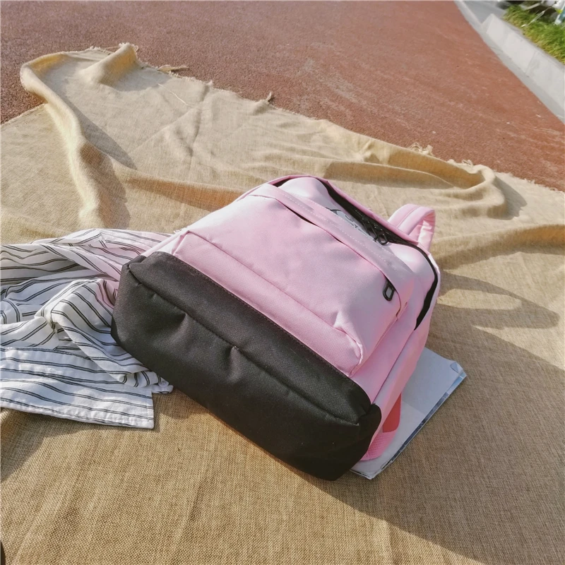 Menghuo Casual Women School Backpack Lovely Cat Printed Canvas Backpack Teenager Girls Large Capacity Ladies School Bag Mochilas (30)