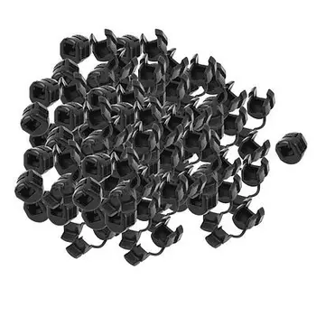 

100Pcs HDB-6N3-4 Round Cable Wire Strain Relief Bush Grommet 7mm Diameter