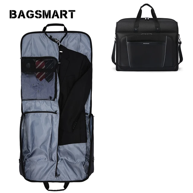 BAGSMART Carry On Business Garment Bag Men Nylon Travel Bags For Suits