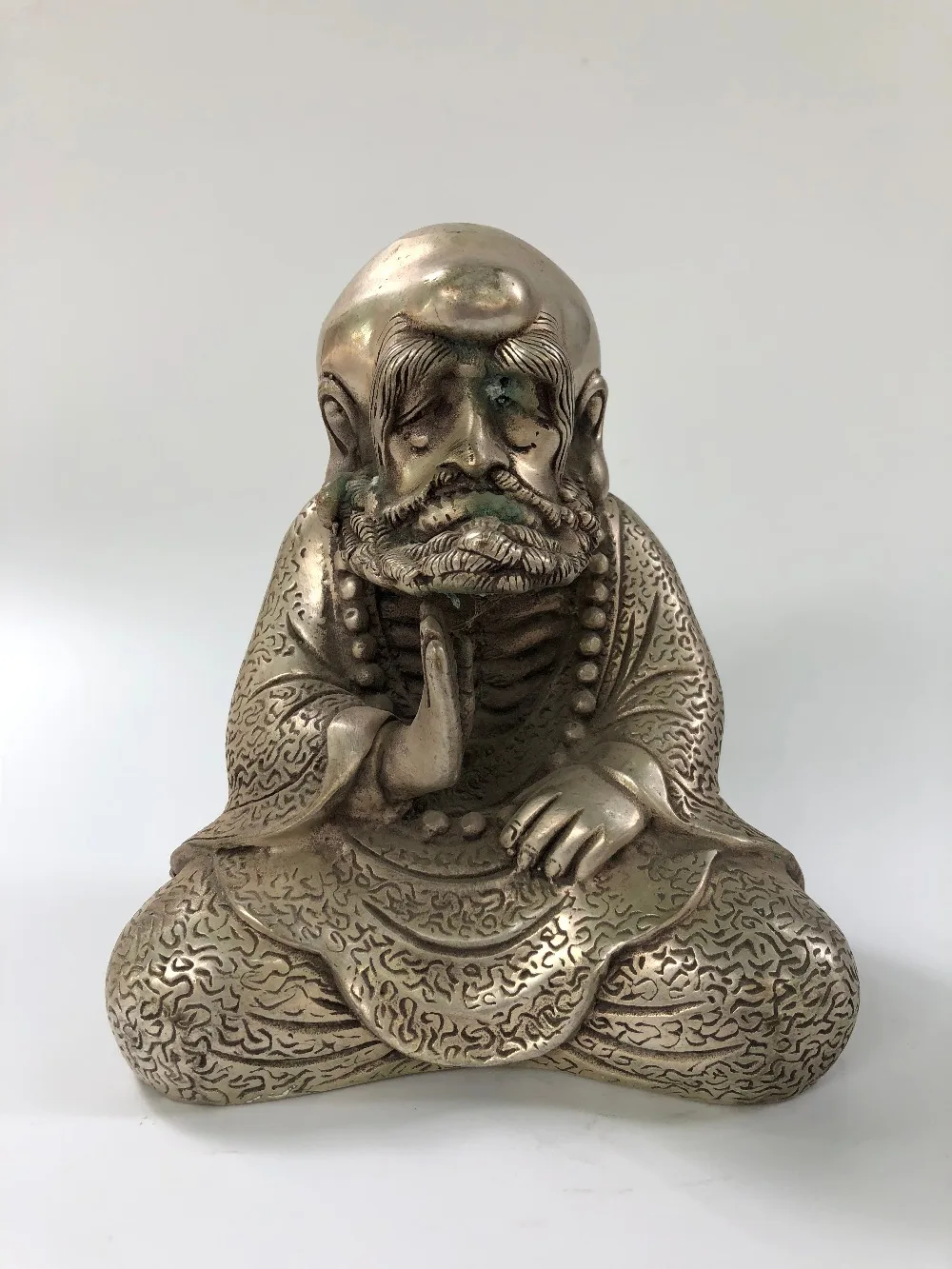 

China Copper Silver Old Man Decoration Home Decoration Crafts