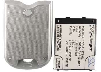 

Cameron Sino 3600mAh Battery for HTC, Alpine,Himalaya,35H00059-00, AHTXD2SN, PH17B, PH17C, PH17D