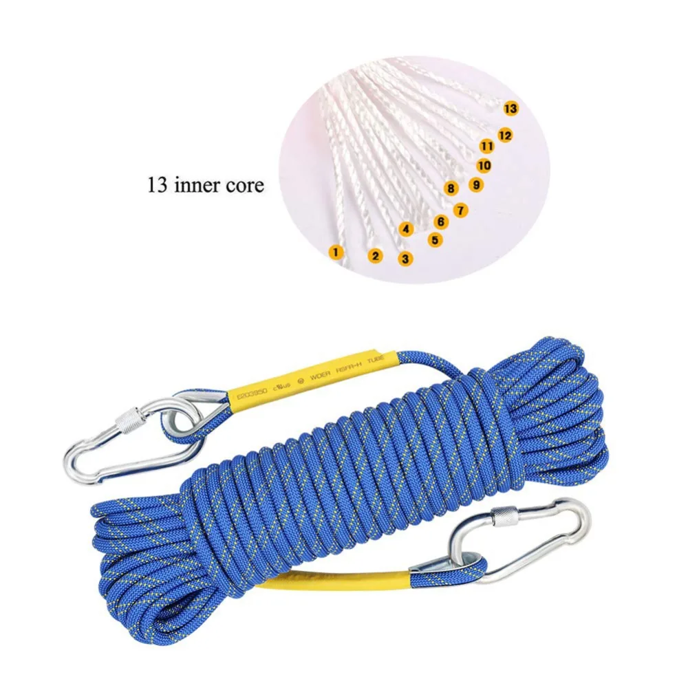 10 м верёвка для скалолазания на открытом воздухе Скалолазание Веревка спасательный канат оборудование для альпинизма
