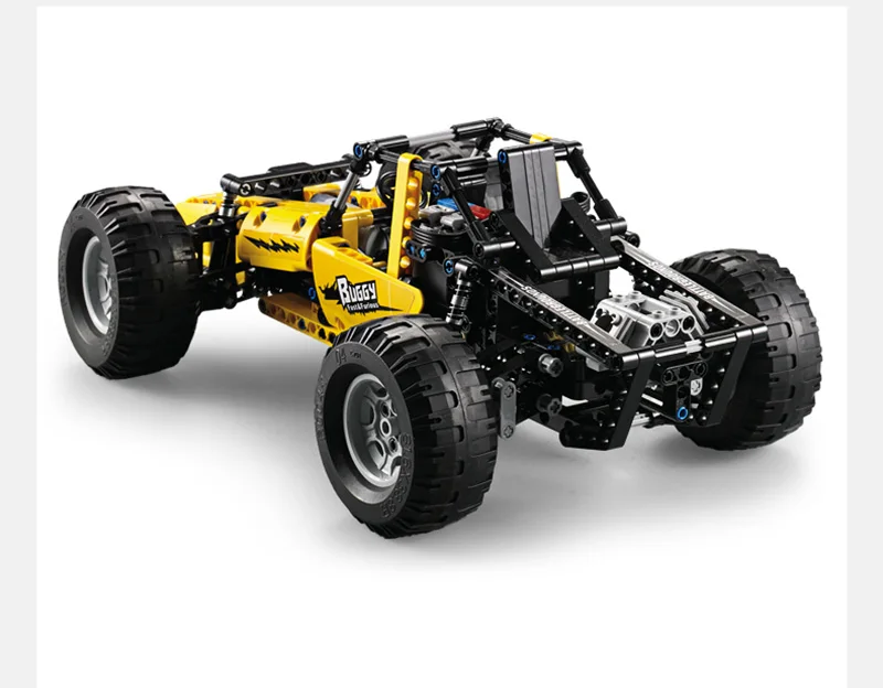  522PCS RC Buggy Car Off-road vehicle Building Block set Rubber Wheel Brick Compatible Legoes Techni