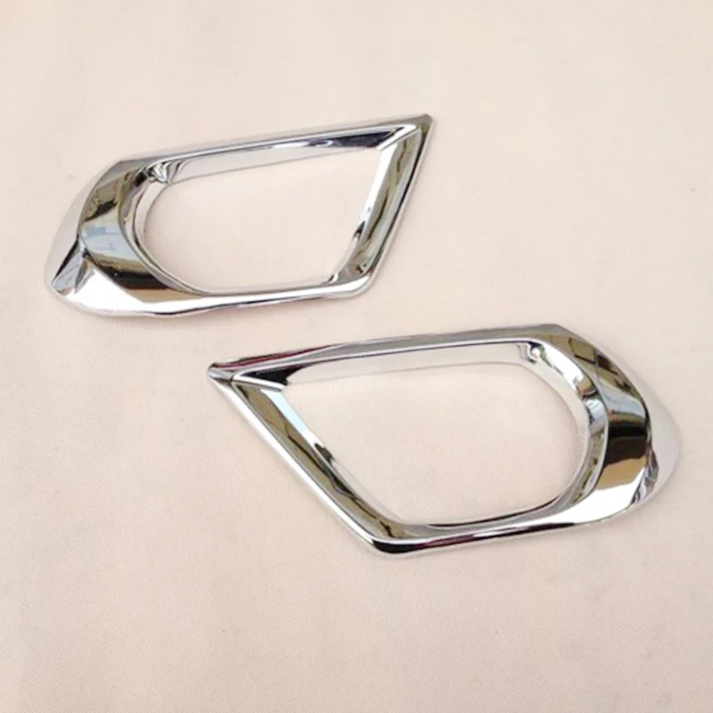 ABS-Chrome-For-Subaru-Forester-2014-2015-2016-2017-Front-Fog-Light-Lamp-Bumper-Cover-Trim (2)