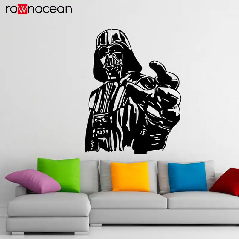 Darth Vader Calcomania De Vinilo Para Pared Pegatina De Star