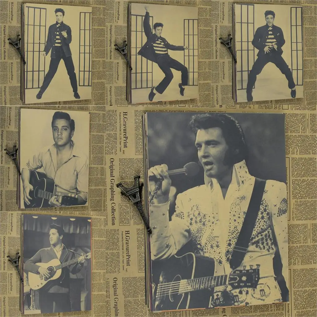 

Elvis Presley Elvis Presley Elvis Presley Retro Leather music Poster