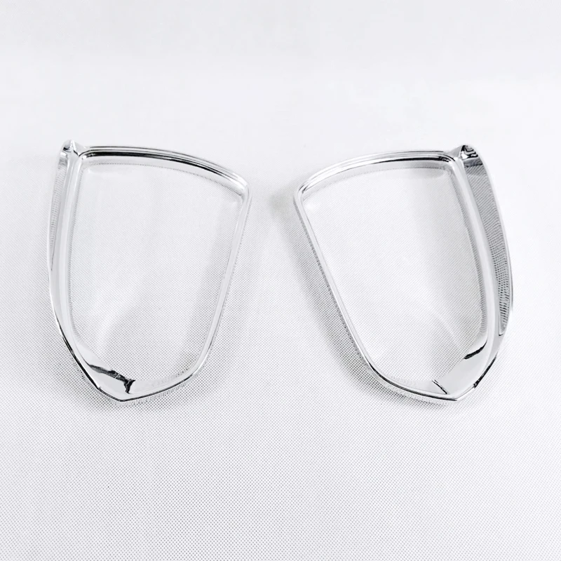 

Car Styling 2PCS ABS Chrome Exterior Rearview Mirror Eyebrow Cover Decoration Trim For Hyundai Verna Solaris Accent 2018