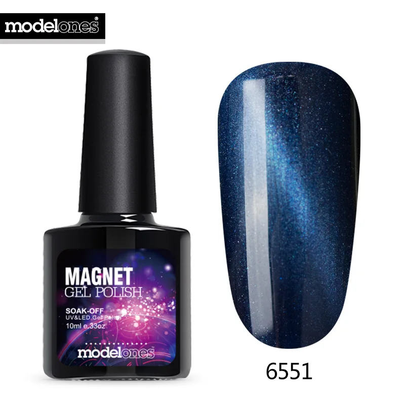 Modelones 10 мл Магнитная магический эффект Гель-лак Soak Off Cat Средства ухода для век УФ