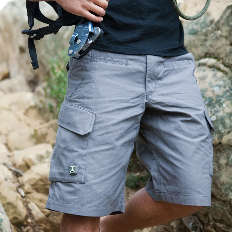 Mens Cargo Shorts Combat Denim Knee Length Multi Pocket Half Pants Sports Shorts