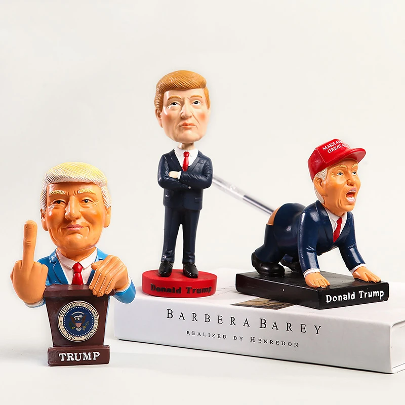 Американский Сельский стиль мультфильм Смола Дональд Джон Трамп фигурки модель