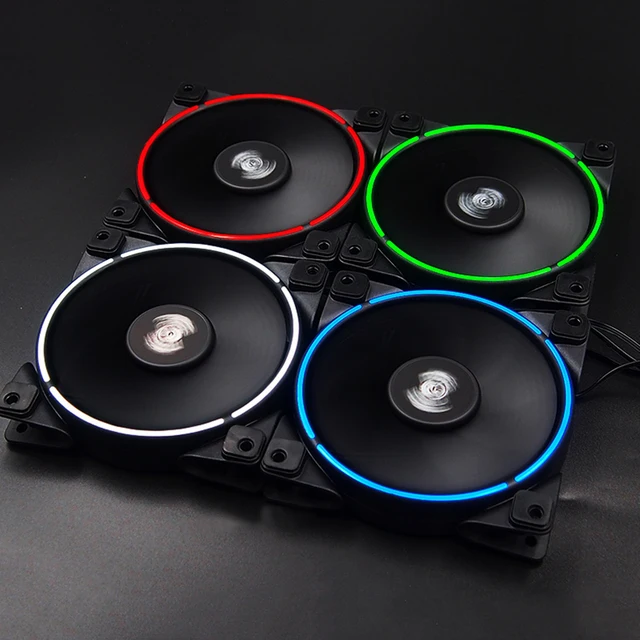 Best Price New Monochrome Color LED 12cm Computer Components Chassis Fan Transparent Desktop Computer Host Cooling fan silent Fans Cooling Best Price New Monochrome Color LED 12cm Computer Components Chassis Fan Transparent Desktop Computer Host Cooling fan silent Fans Cooling