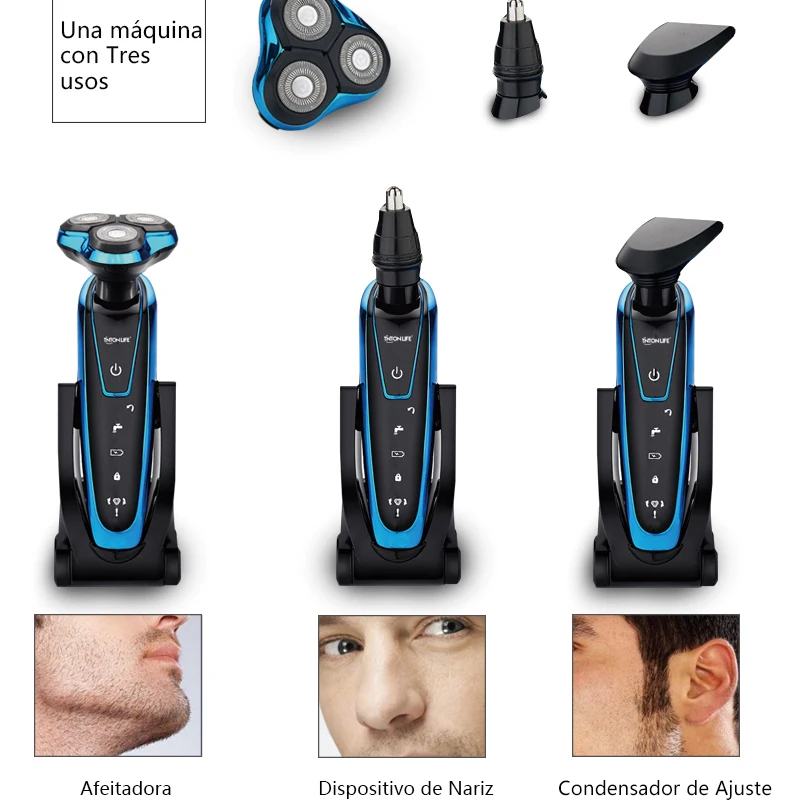 Preise TINTON LEBEN Männer Elektrische Waschbar Rasierer Elektrische Rasur Bart Maschine Rasiermesser