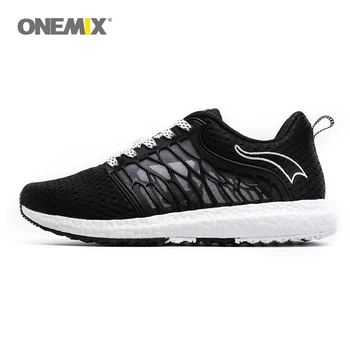 

ONEMIX Unisex Running Shoes Breathable Mesh Men Athletic Shoes Super Light Outdoor Women Sport shoes lovers walking shoes