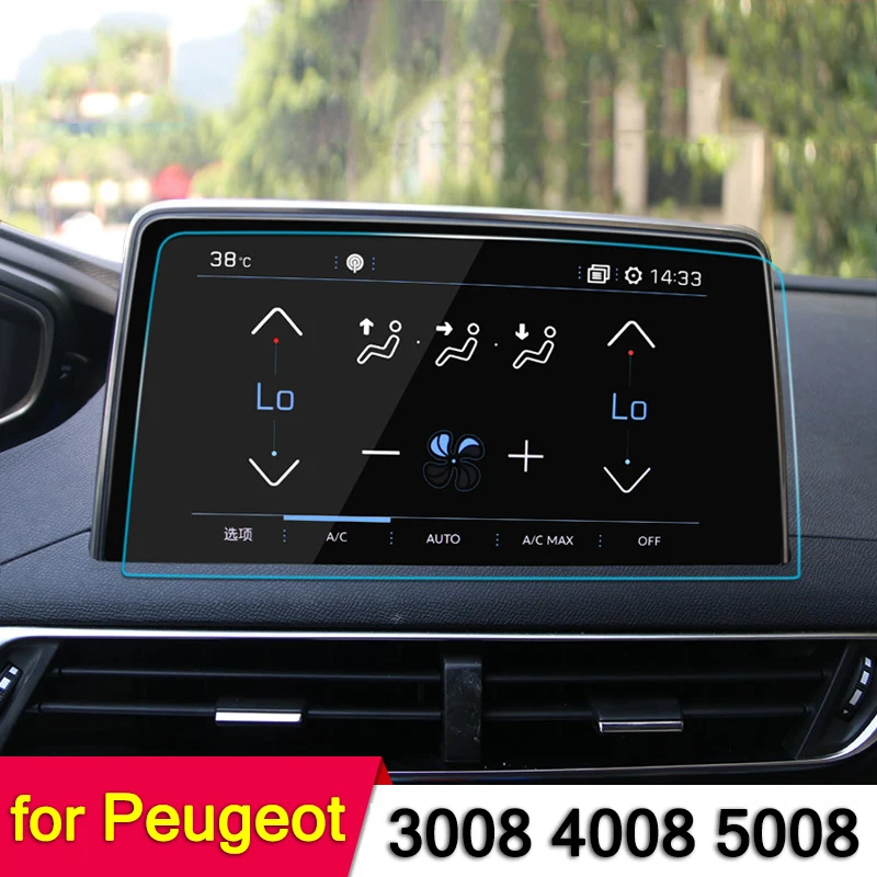Car GPS Navigation Screen Steel Protective Film For Peugeot 3008 5008 3008GT 4008 2017 2018 Control