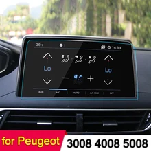 Car GPS Navigation Screen Steel Protective Film For Peugeot 3008 5008 3008GT 4008 2017 2018 Control