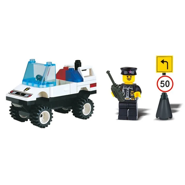 

124 60pcs Vehicle Constructor Model Kit Blocks Compatible LEGO Bricks Toys for Boys Girls Children Modeling