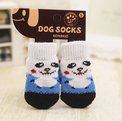 Носки для собак одежда Обувь для домашних животных носки для больших собак все сезоны рождественские носки для маленьких щенков py1060 - Цвет: as picture 1