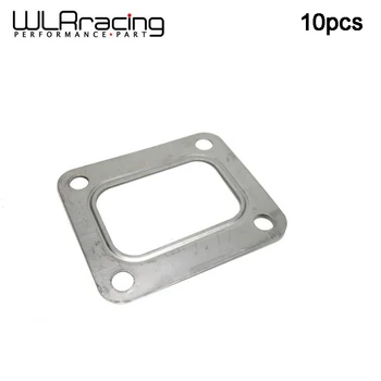 

WLR - 10pcs(lot) T04E T66 T70 GT35 GT40 T4 Turbo Turbine Inlet Gasket T4 Flange Gasket 4 Bolt 304 Stainless Steel WLR4807