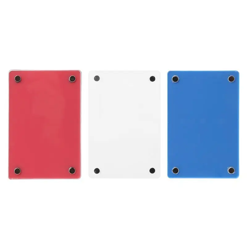 

Photo Frame Magnetic Clear Picture Case Magnets Acrylic Stick Refrigerator Fridge Locker Office Cabinet Accessories