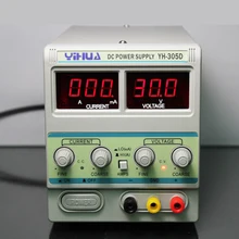 Высокое качество 220V YIHUA 305D 30V 5A Регулируемый DC Блок питания для ПК ноутбука Ремонт мощность тест Регулируемый источник питания