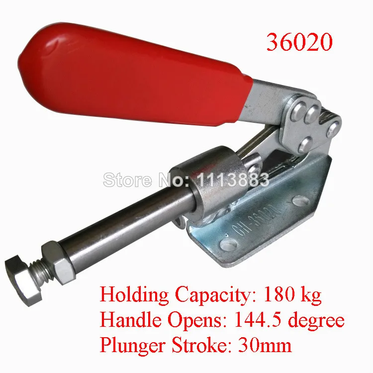 

3PCS Holding Capacity 180KG 397LBS Pull Push Type Toggle Clamp 36020
