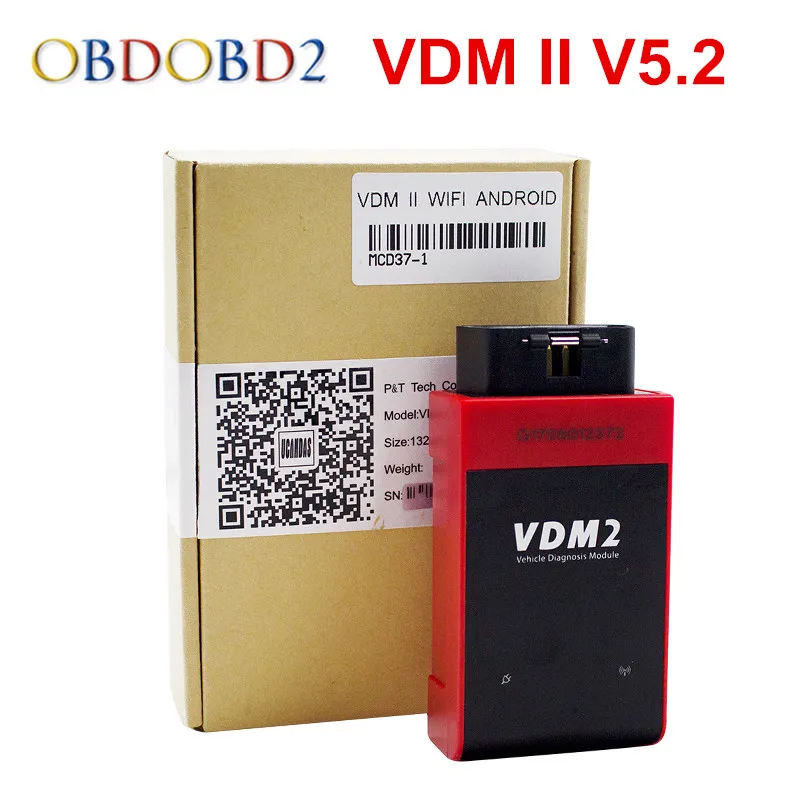 

Newest UCANDAS VDM2 VDM II V5.2 WIFI & Bluetooth Support Multi-Language and Android System Free Update Online DHL Free